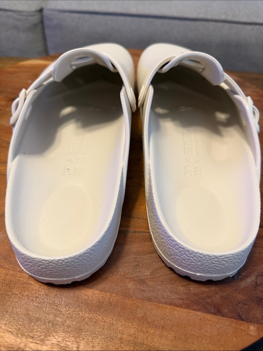 Birkenstock Size 39 Boston EVA Clog in Eggshell NEW - Picture 4 of 5